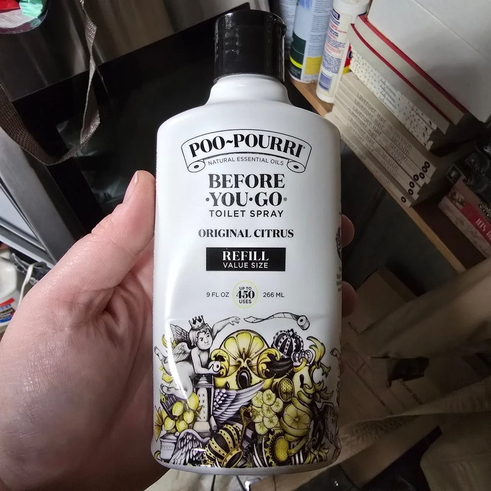 Poo-Pourri Before-You-Go Toilet Spray Refill Original Citrus 9oz 450 Uses NEW